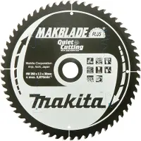 Makita Disco de sierra circular B-32596 MAKBLADE, diámetro de 255 mm, agujero de 30 mm, 72 dientes, profundidad de corte de 2,4 mm