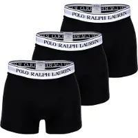 Ralph Lauren Calzoncillo boxer 'BCI COTTON/ELASTANE 3PK TRN Intimo' negro
