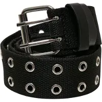 Urban Classics Cinturón negro / plata