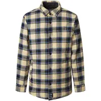 Pepe Jeans para hombre. PM308810 Sobrecamisa Steeve marino, amarillo (L), Casual, Algodón, Manga larga, Sostenible, outlet 2026.
