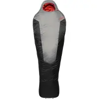 Rab - Solar Ultra 3 - Saco de dormir fibra sintética size bis 200 cm Körperlänge, granite