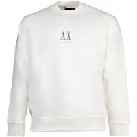 Armani Exchange Sudadera taupe / blanco