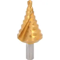 Ks Tools 330.2354, Taladro, Broca escalonada, Rotación en sentido horario, 3,2 cm, 75 mm, Metal
