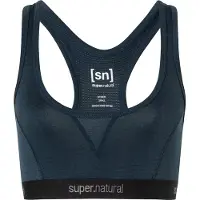Super.natural - Women's Tundra 220 Semplice Bra - Sujetador deportivo size XS, azul