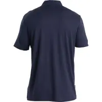 Icebreaker - Merino 150 Tech Lite III S/S Polo - Camiseta de merino size S, azul