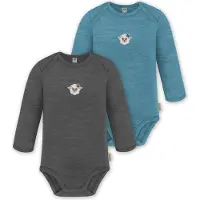 Normani Pijama entero/body 'Auckland' azul / gris oscuro / mezcla de colores