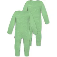 Normani Pijama entero/body 'Tangoio' verde claro / blanco