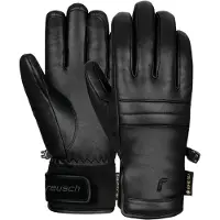 Reusch - Guantes de esquí mujer - Grace GORE-TEX Black para Mujer de Cuero - Talla 6.5 - Negro