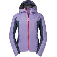 Schöffel Chaqueta de montaña 'Ryten' petróleo / lila / rojo / blanco