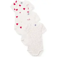 Petit Bateau Pijama entero/body rojo / blanco