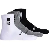 Salomon - Everyday Ankle 3-Pack - Calcetines multifuncionales size 45-47, blanco