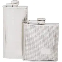 Basic Nature - Flask - Petaca size 180 ml, gris