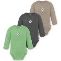 Normani Pijama entero/body 'Auckland' beige / antracita / verde hierba