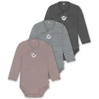 Normani Pijama entero/body gris / mezcla de colores / rosa