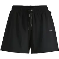 BOSS Pantalón de pijama negro / blanco