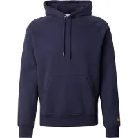 Carhartt WIP - Sudaderas - Hooded Chase Sweat Dark Navy Gold de Algodón - Talla XL - Azul marino