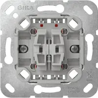 Gira Interruptor giratorio, interruptor de derivación, de 2 vías, para instalación, 1 unidad.