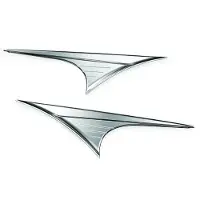 Kuryakyn Embellecedor De Motocicleta Kur7274 Trunk Side