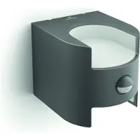 Philips myGarden, aplique de pared Grass, 4,25 W, luz exterior para pared, color antracita, metal, IP44, ideal para terraza y jardín, clase II
