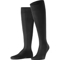 Falke Calcetines hasta la rodilla gris claro / negro