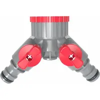 AWTOOLS : Conector en T de 2 vías, 3/4" - 1/2", caja de 25 unidades.