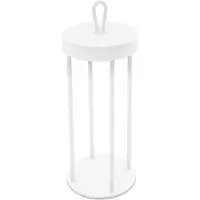 CENTURY Lámpara de mesa LED ATHENA, blanca, 3W, 3000K, regulable. Color: blanco. Grado de protección: IP54