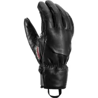 LEKI - Guantes de esquí - Hevon Prime 3D de Cuero - Talla 11 - Negro