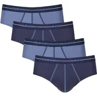 Sloggi Braga azul oscuro / blanco