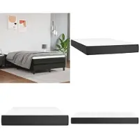 vidaXL Colchón de muelles ensacados , 120x200x20 cm, revestimiento de cuero sintético - Colchón de muelles ensacados - Colchones de muelles ensacados - Colchón - Muebles para dormitorio