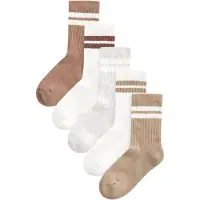 Next Calcetines brocado / gris claro / blanco