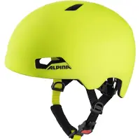 Alpina - Kid's Hackney - Casco de ciclismo size 51-56 cm, amarillo/verde