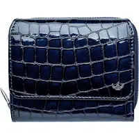 Golden Head Cayenne Cartera Bloqueo RFID Piel natural 11.5 cm azul
