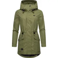 Ragwear Chaqueta funcional 'Alysa' oliva / negro