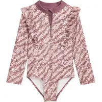 Playshoes Traje de baño lavanda / cyclam / rojo / blanco