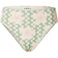 Roxy - Women's Hibiscus Daze Midwaist Bikini - Parte inferior de bikini size XS, blanco