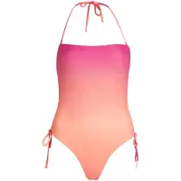 Karl Lagerfeld Printed Halter Swimsuit Ombre Hibiscus-carmelia Talla: S | Bañadores Outlet | Mujer