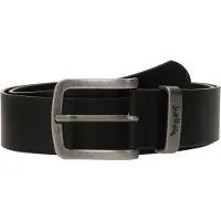 Levi's Cinturón 'Metal Two Horse Keeper Belt' negro