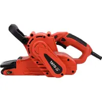 YATO YT-82240, máquina lijadora de banda, color negro y rojo, 120 m/min, 380 m/min, 101 dB, 90 dB