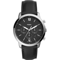 Fossil Reloj analógico 'FS5452' negro / plata