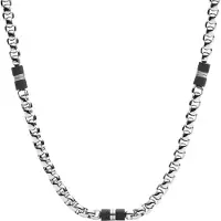 Fossil Cadena 'JF03314040' negro / plata