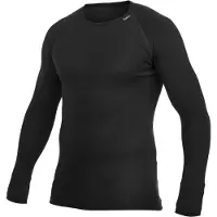 Woolpower - Lite Crewneck - Ropa interior merino size XS, negro