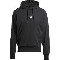 Adidas Camiseta deportiva 'Essentials Feelcozy' negro / blanco