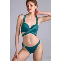 Marlies Dekkers Cache Coeur Quetzal Green Plunge Balcony Bikini Top Talla: 80F | Bikinis Outlet | Mujer | Verde