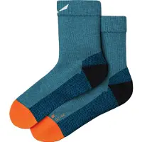 Salewa - MTN TRN All Mountain QRT Sock - Calcetines de trekking size 42-44, azul/turquesa