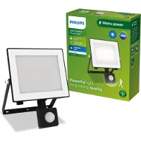 Philips , Lámpara de pared Lois, UE, Lámpara exterior para pared, Negra, Metal, IP65, Jardín, Terraza