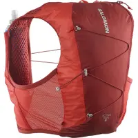 Salomon - Mochilas y cinturones trail/running - Active Skin 8 Set Red Dahlia/High Risk Red - Talla S - Rojo