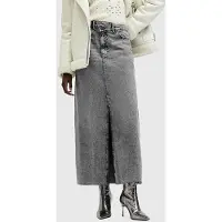 AllSaints Noir Maxi Skirt Vintage Black Talla: 12 | Faldas Vaqueras Outlet | Mujer | Negro