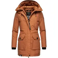 NAVAHOO Chaqueta de invierno marrón / negro