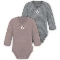 Normani Pijama entero/body 'Kaitaia' gris / taupe / gris humo