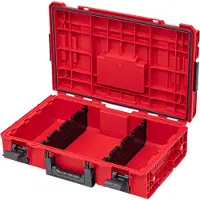 Qbrick System ONE 200 2.0 Vario RED ULTRA HD Maletín de herramientas a medida organizador modular 585 x 385 x 190 mm 15,4 l apilable IP66